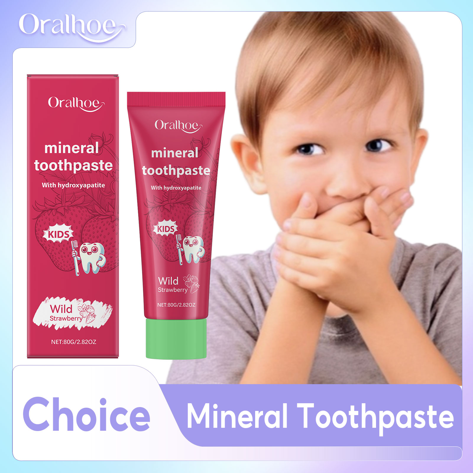 Remineralizing Toothpaste - Oralhoe Kinder Tandpasta Reinigende Tandpasta Nacht