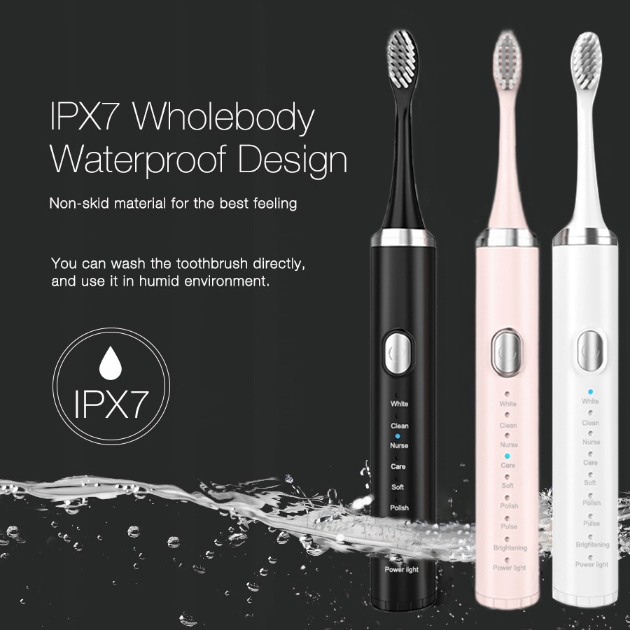 Electric Toothbrush Sonic - Elektrische tandenborstelset, oplaadbare sonische tandenborstel +