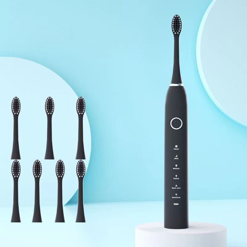 Electric Toothbrush Sonic - 6-modi elektrische sonische tandenborstel USB oplaadbaar