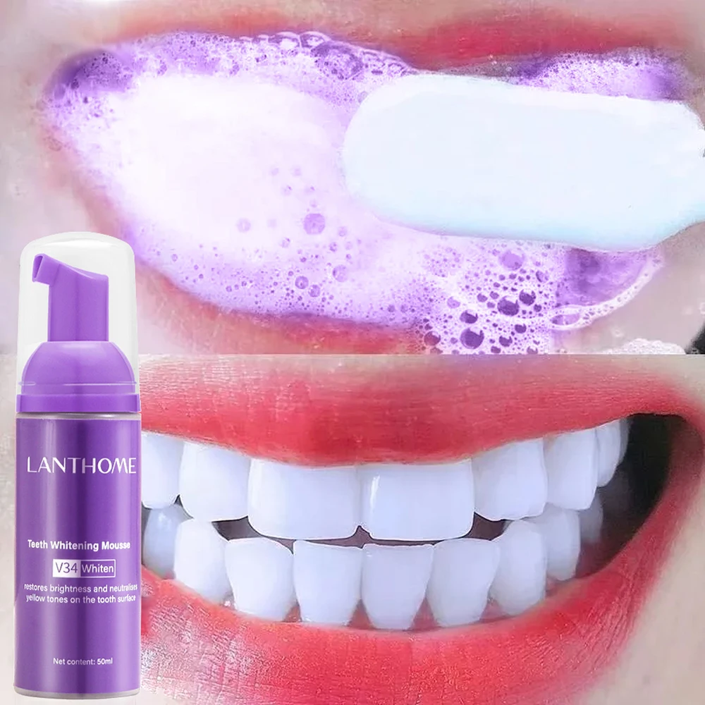 Teeth Whitening Mousse - Mousse V34 Tandpasta Tanden Reinigen Effectieve