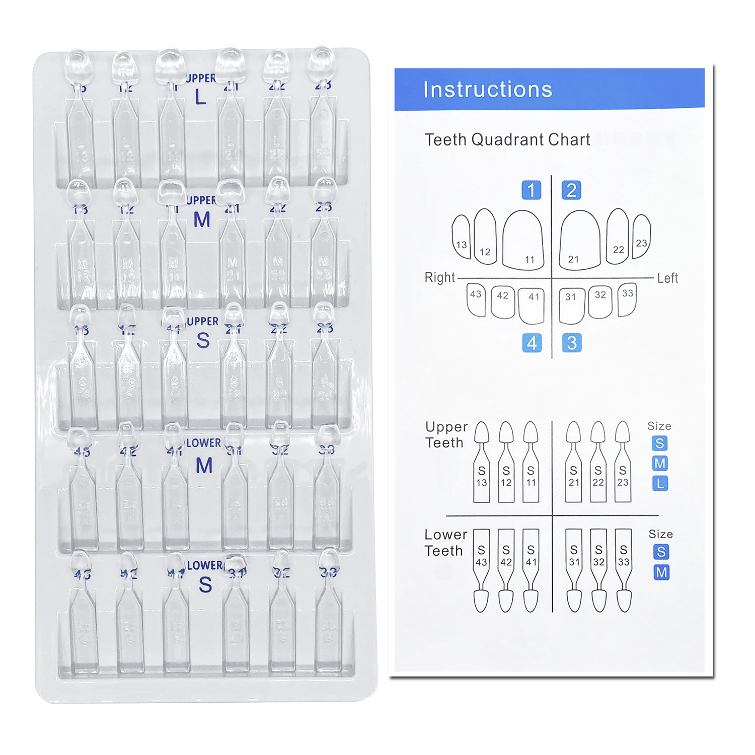 32 stks/set Tandheelkundige Fi - Teeth Whitening Moulds recensie en prijs