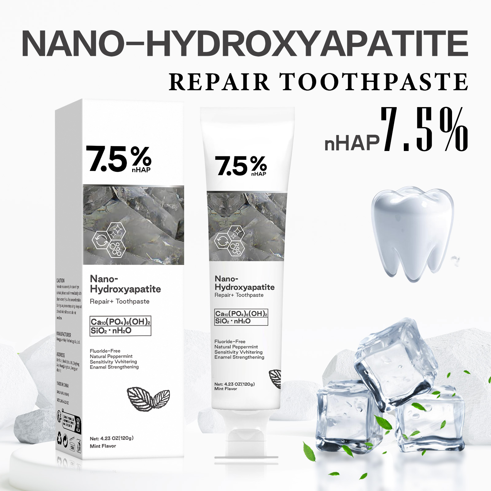 Nano Hydroxyapatiet Tandpasta  - Remineralizing Toothpaste recensie en prijs