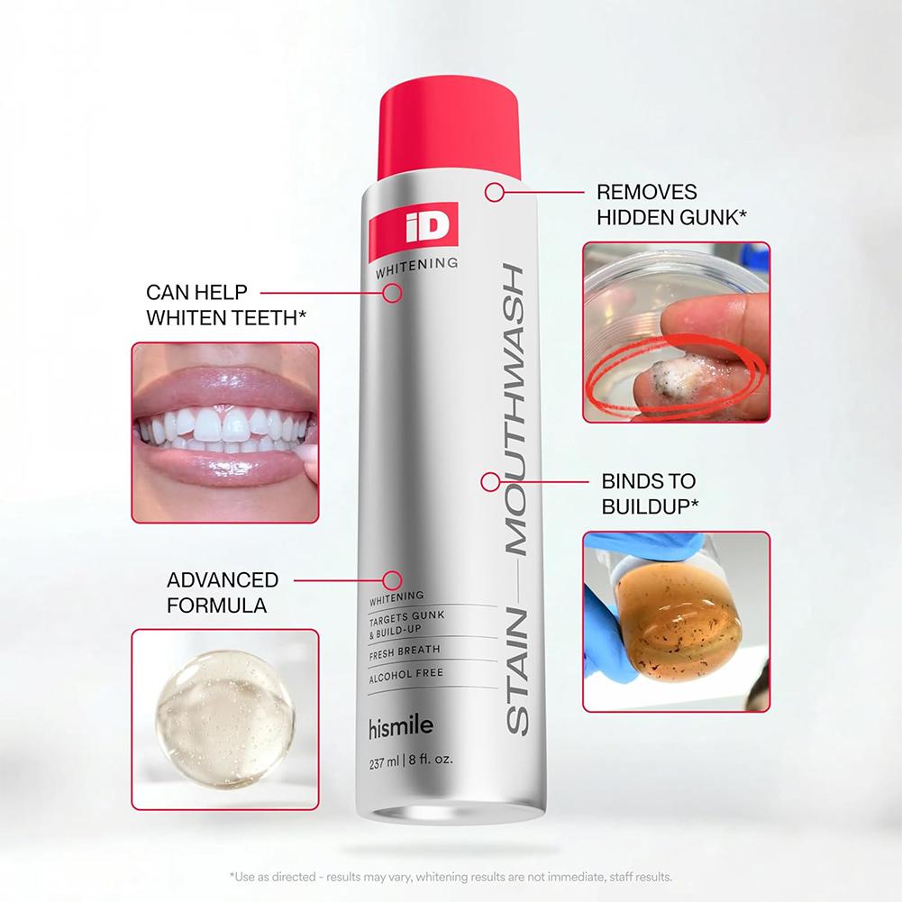 Hismile iD Alcoholvrije mondwa - Whitening Mouthwash recensie en prijs