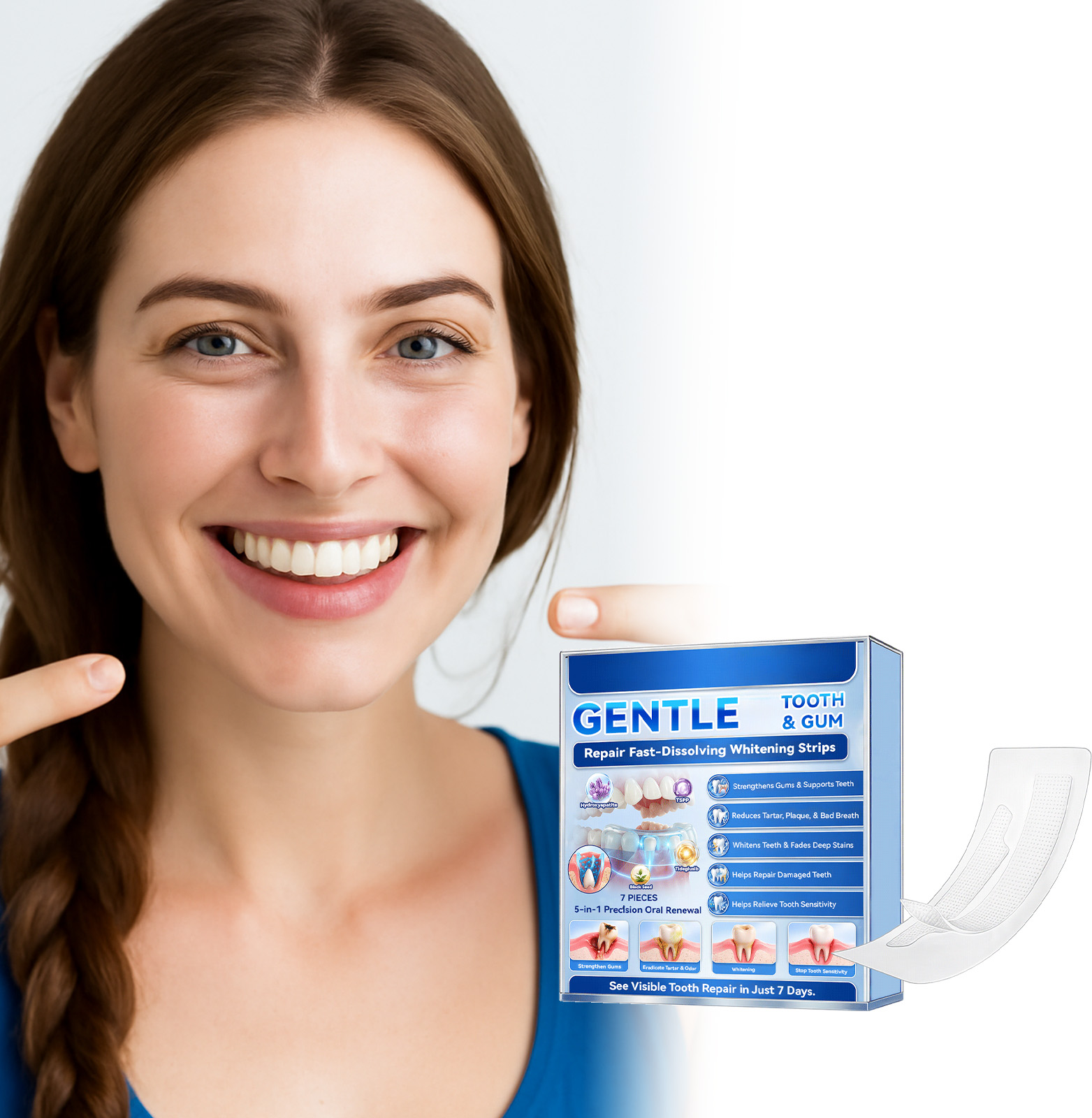 Tandenbleekstrips Snelle Resul - Teeth Whitening Results recensie en prijs
