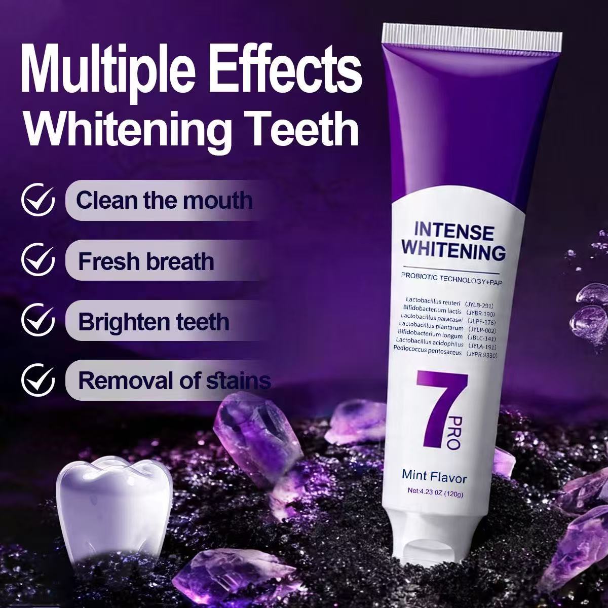 7-Pro Probiotische Whitening T - Remineralizing Toothpaste recensie en prijs