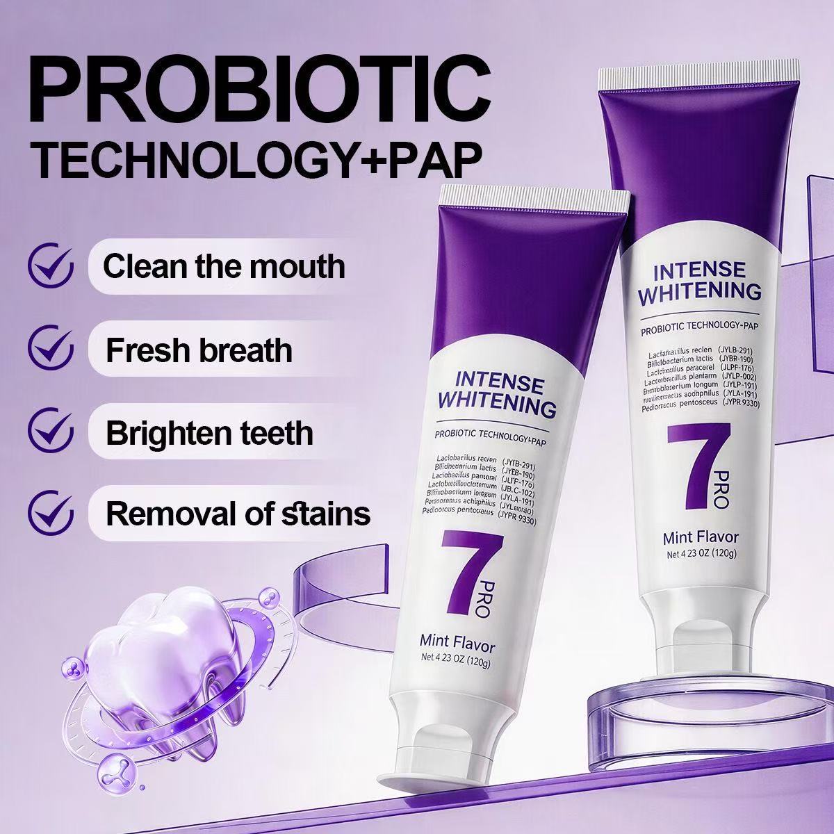 7-Pro Probiotische Whitening T - Remineralizing Toothpaste recensie en prijs