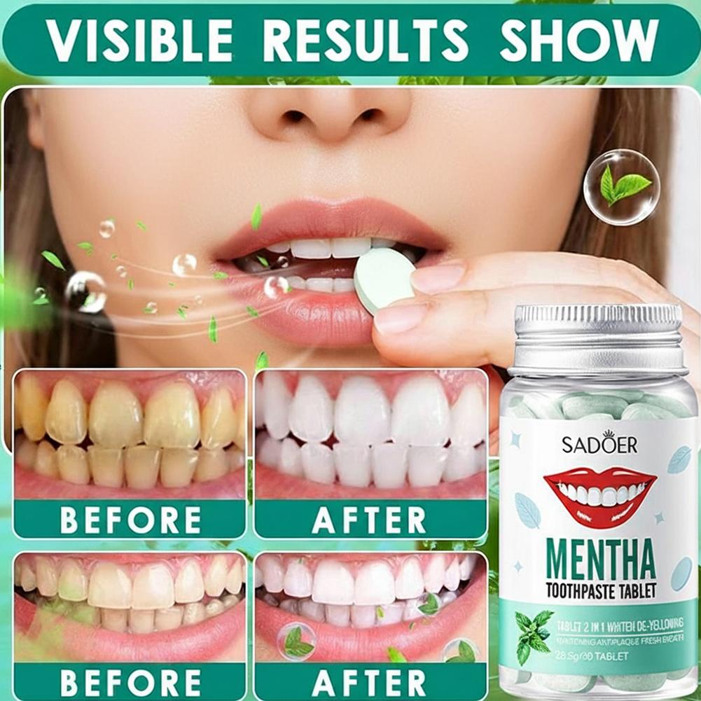 30 Stuks Solide Tandpasta Tabl - Whitening Mouthwash recensie en prijs