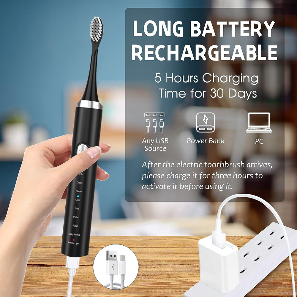 Elektrische tandenborstelset,  - Electric Toothbrush Sonic recensie en prijs