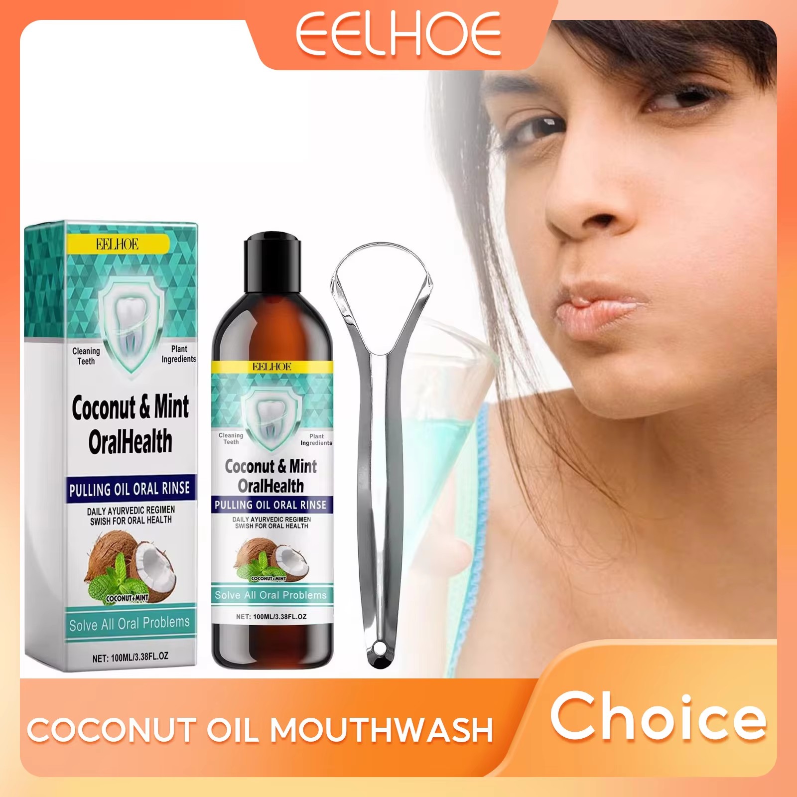 EELHOE Mint Kokosolie Trekken  - Coconut Oil Pull recensie en prijs