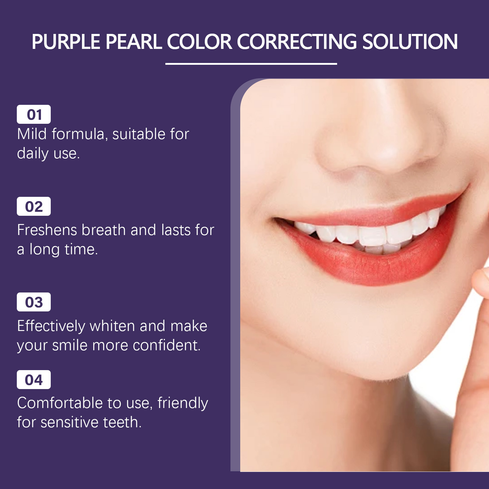 2026 Nieuwe Paarse Tandenbleek - Teeth Whitening Mousse recensie en prijs