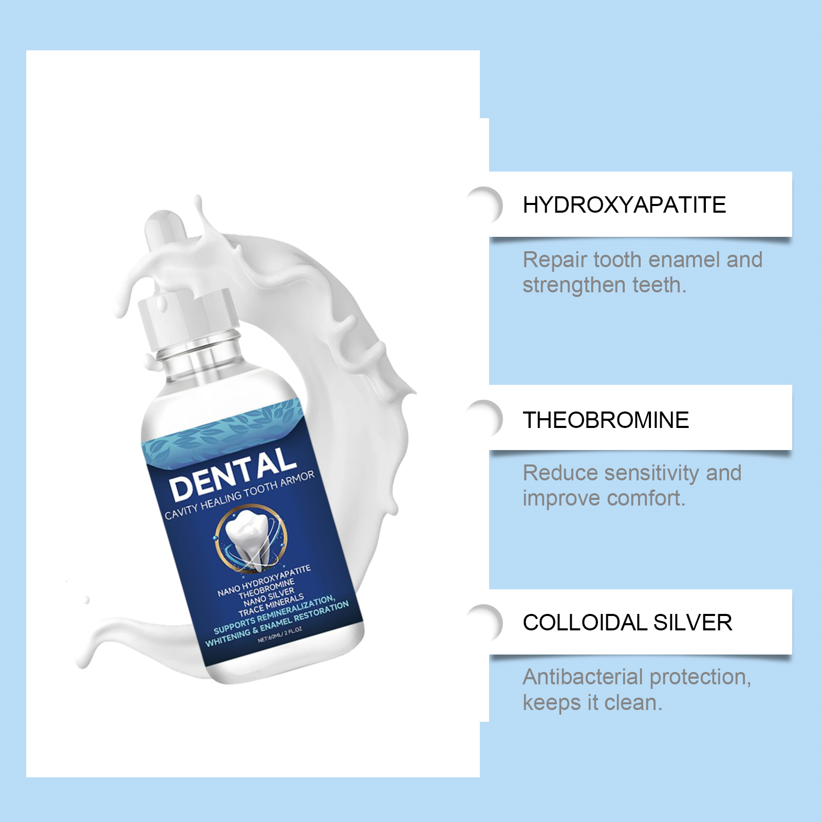 60ml Nano Hydroxyapatiet Tandb - Remineralizing Toothpaste recensie en prijs