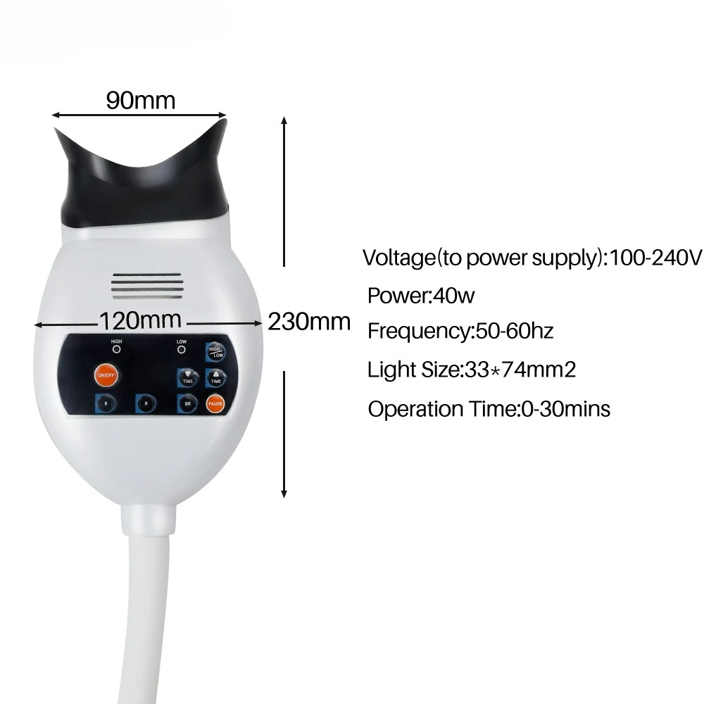 Verstelbare 3 Kleuren LED Tand - Teeth Whitening Professional recensie en prijs