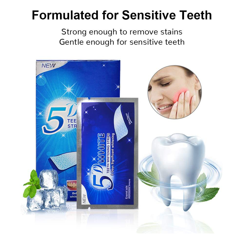 5D Witmakende Tandstrips, Whit - Teeth Whitening Results recensie en prijs