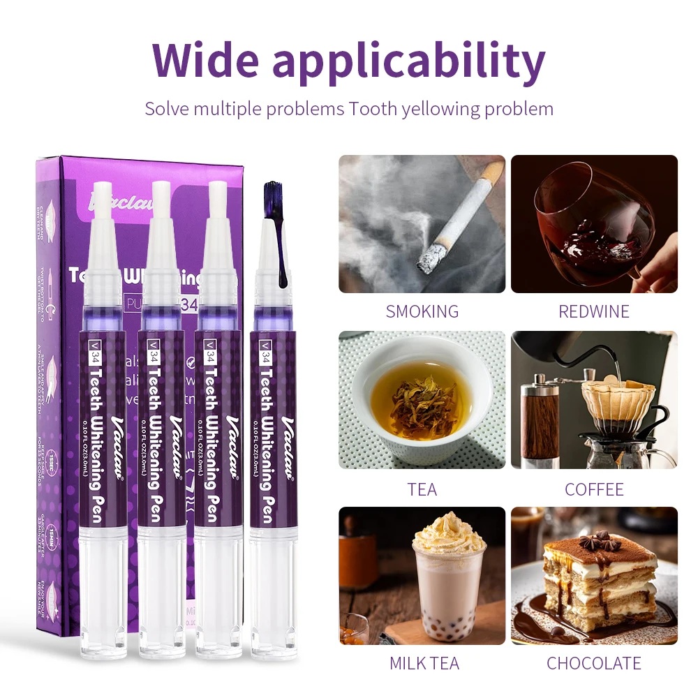 Vaclav V34 paarse tandbleekgel - Teeth Whitening Results recensie en prijs